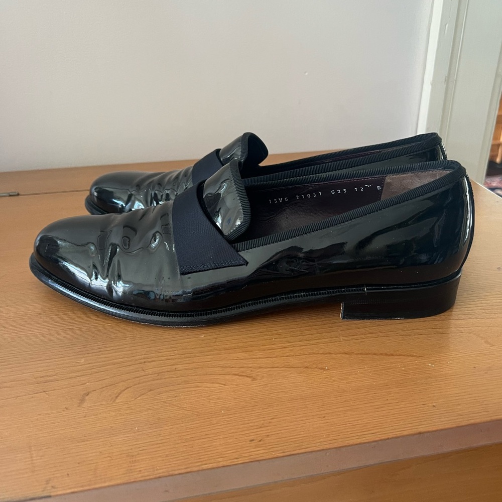 Salvatore Ferragamo patent leather loafers